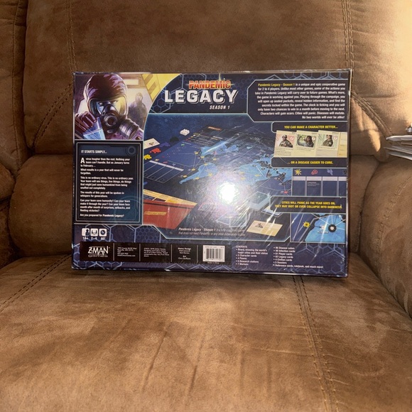 Pandemic Legacy Season 1 Board Game Blue Edition - Picture 2 of 5